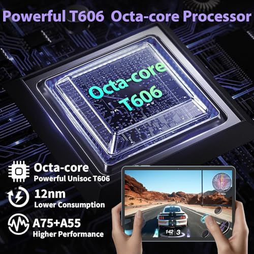 2026 Android 15 Tablet with Keyboard - 26GB+256GB+2TB Expand, Octa-Core ...
