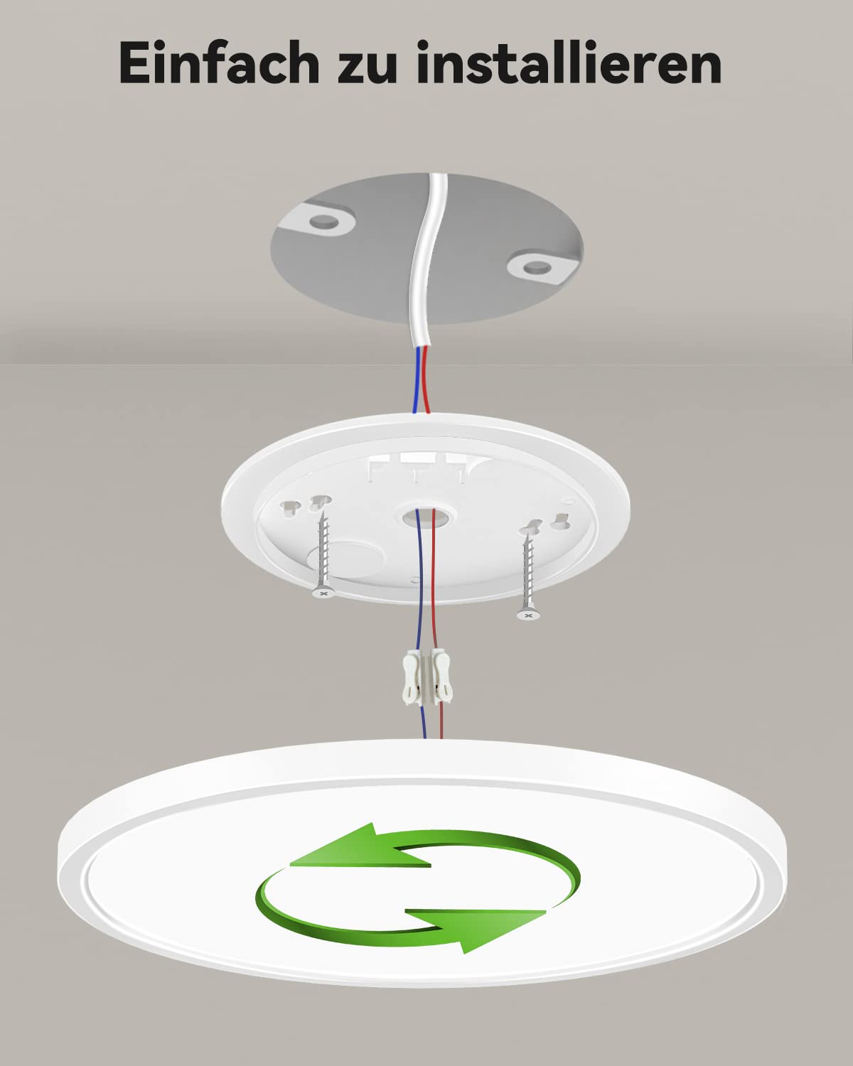 NETTLIFE Inwendige LED -wandapparaat - 60 Cm - Moderne Zwarte Design Ganglamp Warm Wit 3000 K Keukenlamp