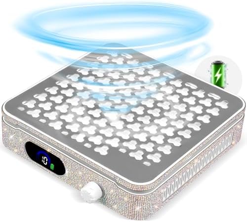 IMENE Coletor de pó de unhas para tecnologia de unhas, poderoso a...