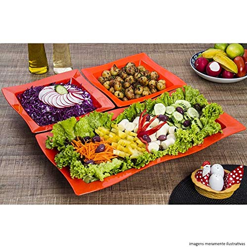 Saladeira Moove 25X25 CM Verde - VemPlast