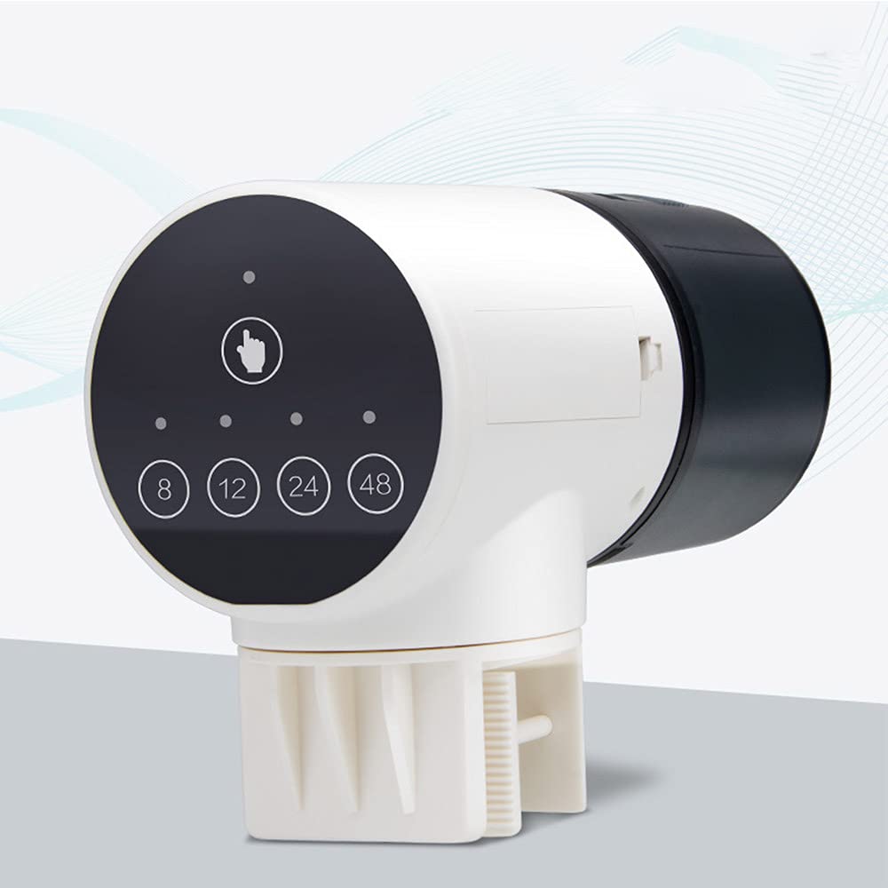 FUNAT Alimentador Automático para Acuarios, Dispensador Automático de Alimentos Programable para Pescado, Dispensador De Comida para Peces Programable