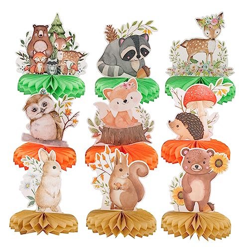 9 Piezas Adornos De Panal Favores Botín De Eucalipto Falso Pegatinas Glicina Calcomanías Juguete Vides Decoraciones Panal De Animales Del Bosque Cartulina Blanca De 350g TOYANDONA