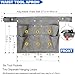 ULUPJ 6-Pocket Tool Apron Bag Pouch with Adjustable Belt, Canvas Tool Belt Storage Organizer, Waist Tool Organizer for Electricians, Maintenance, Handyman, Men(Apron Only, Gray)