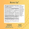 Jarrow Formulas BoneUp for Bone Density - Vitamin D3 and K2, Calcium Support, 120 Capsules, Provides Skeletal Nutrition, Up to 20 Days Supply