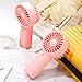 Rossesay 30 Pcs Mini Portable Fan Handheld Battery Operated Portable Small Personal Fans for Summer Travel Beach Indoor Outdoor Cooling Gift (Pink)