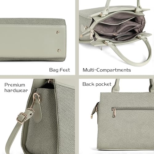 Image of Multi Compartment Denim Design Handbag, Multipurpose handbag with Shoulder Strap