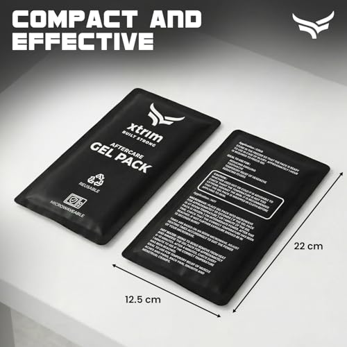 Image of VFK by Xtrim Reusable Hot and Cold Gel Pack, Ice Pack Bag for Relief - Multi-Purpose Hot and Cold Therapy Gel Ice Pack, Hot Bag Gel Healing Pad for Pain Relief