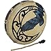Ceremonial Frame Drum - Moon & Raven, 12