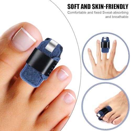 LINXIU Hammer Toe Straightener - Toe Splints for Men and Women (2 Pcs)