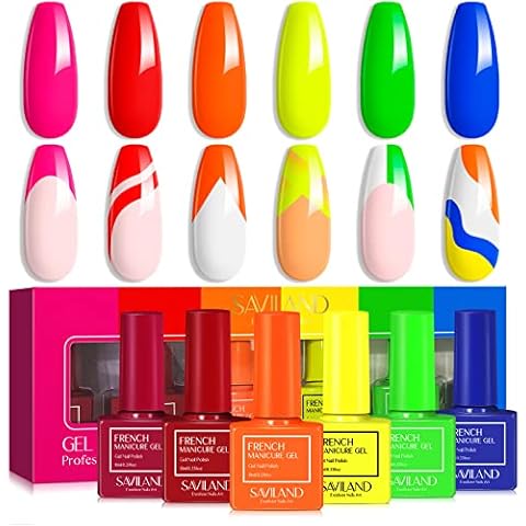 Saviland U V Gel Nagellack Set Cover