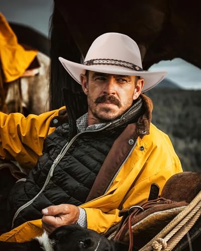 Image of Cowboy Hat for Men Women Classic Cowgirl Hat Wide Brim Western Women Mens Cowboy Hats Cowgirl Hats Gifts