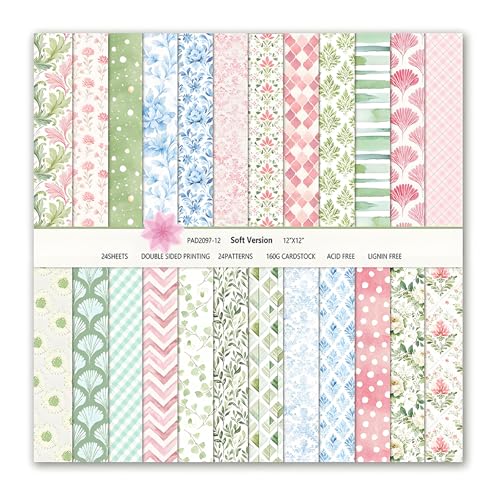 Papier scrapbooking floral rose pour décorer vos albums photos de famille