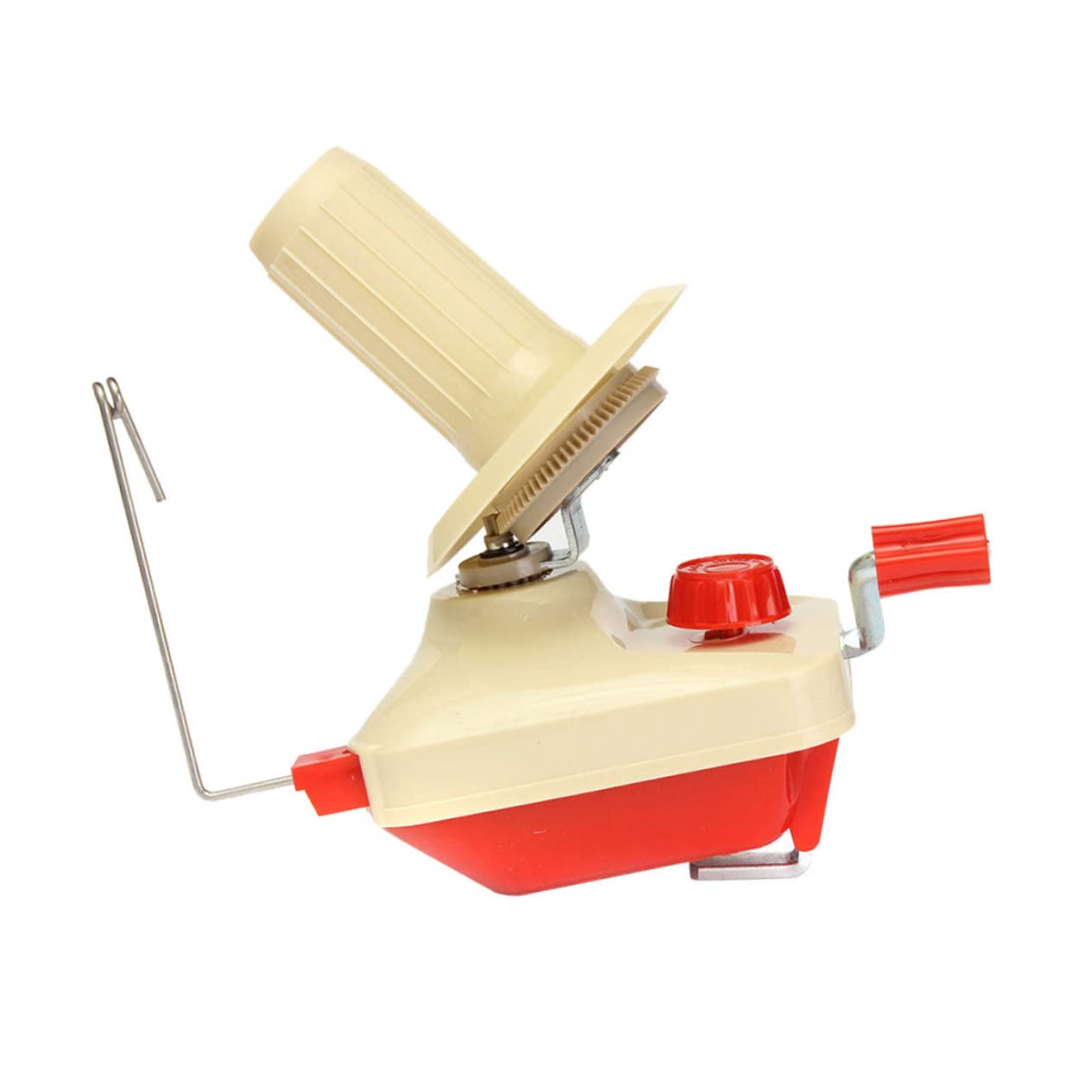 HOMSFOU 1 Pcs Winder with Mini Hand Winder Sewing Accessories Portable Craft Tool for DIY Projects Includes of Sewing Needles Clips for Easy Use