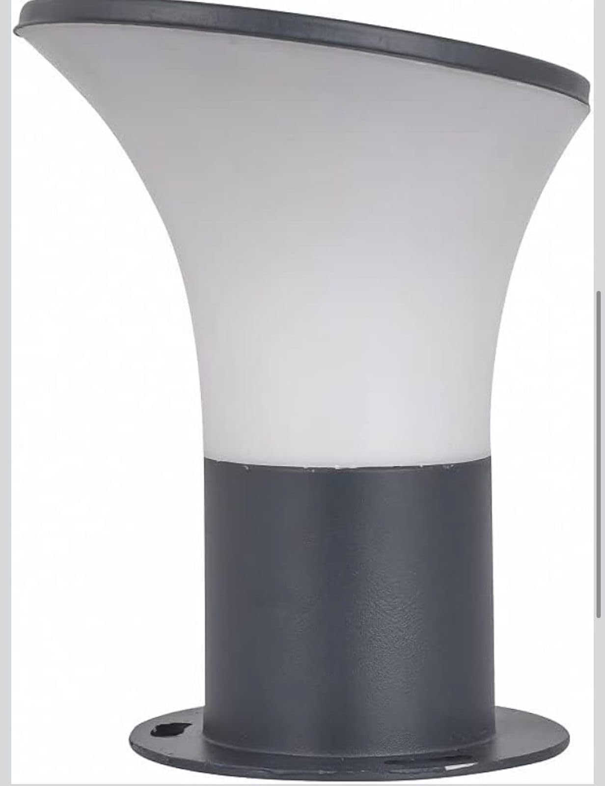 Modern Outdoor Garden Bollard Light with Frosted Diffuser and Sturdy Metal Base for Pathways patios lawns Contemporary Landscape Lighting Solution.-image-46