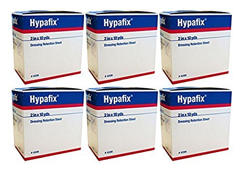 Hypafix Dressing Retention Tape: 2 X 10 Yds Each 6 - Boxes by Hypafix