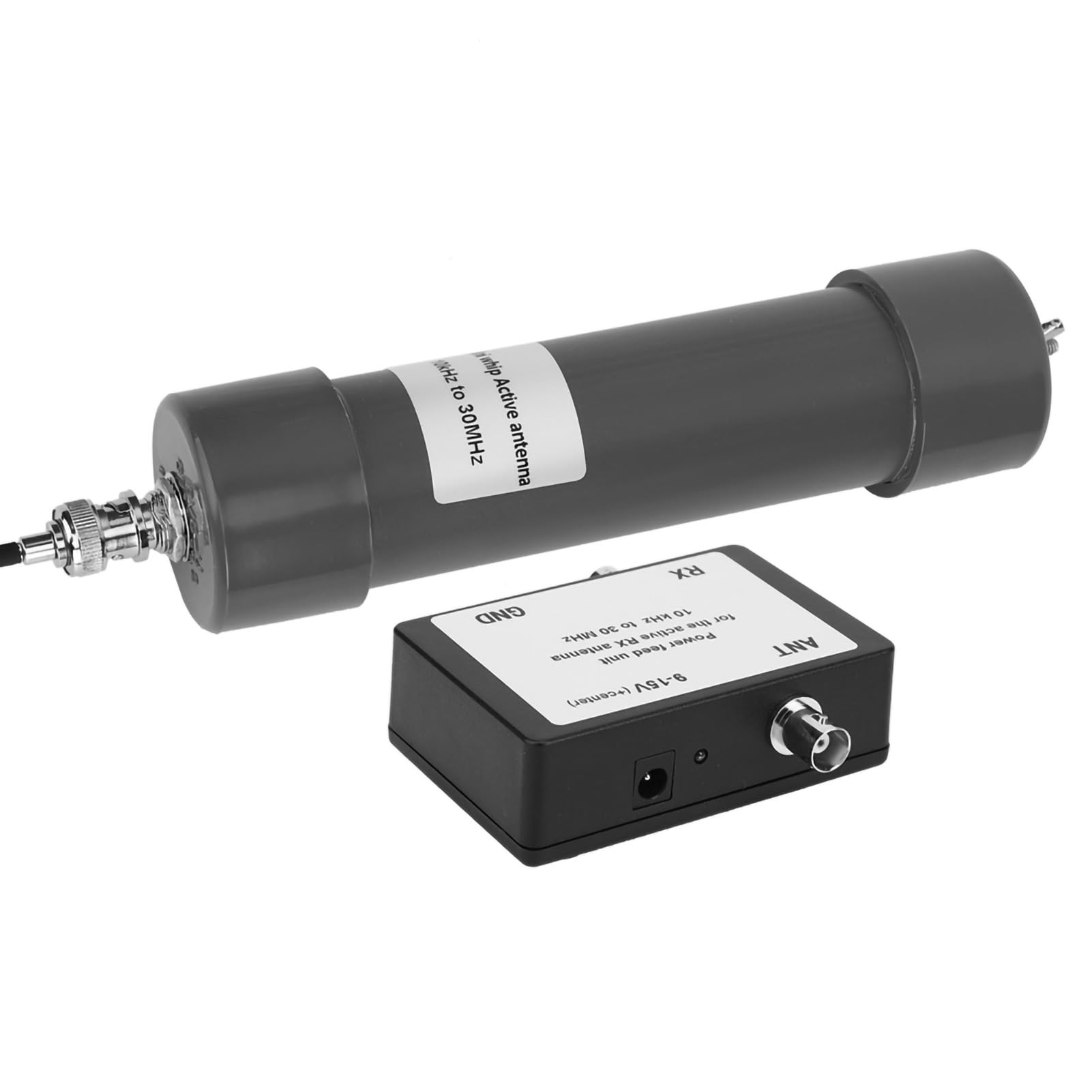 10 KHz 30 MHz Mini Whip Antenne Active Cable Portable Radio Communication Alimentation en Plastique Poids Léger