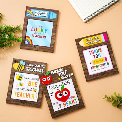 3D Teacher Appreciation Sticky Note Dispensers Holders with Thank...