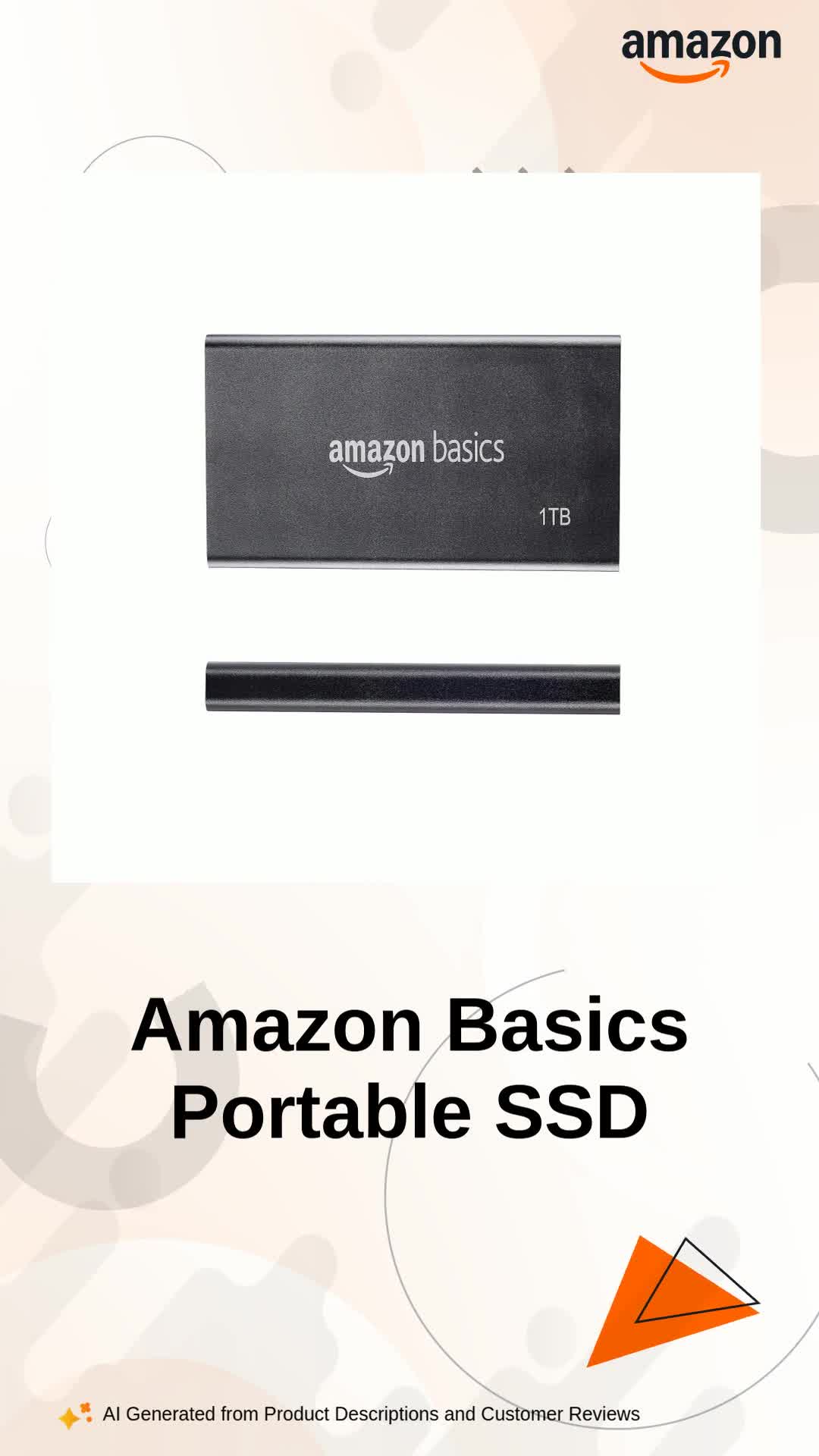 Amazon Basics Portable 1TB SSD