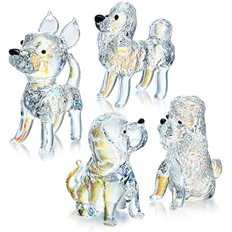 HDCRYSTALGIFTS Crystal Dog Figurines Collection Cover
