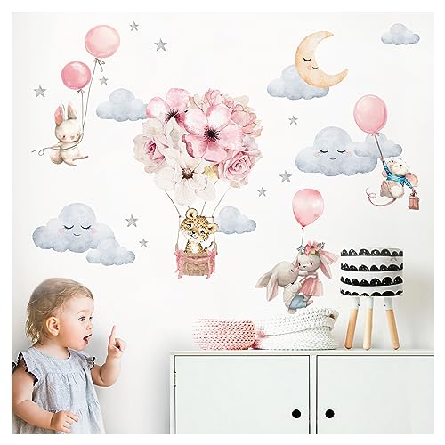Little Deco Wandtattoo Wandsticker Kinderzimmer Mädchen Baby Löwe Safari...