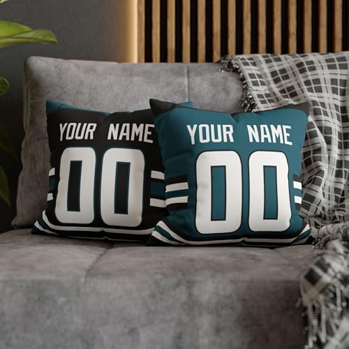 Image of ANTKING Throw Pillow 2 Packs Personalized Custom Any Name Number for Men Women Boy Gifts