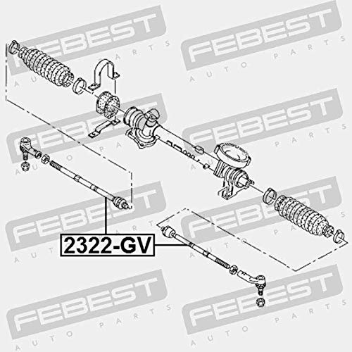 Amazon.com: Steering Tie Rod Febest 2322-GV Oem 1K0423810A 