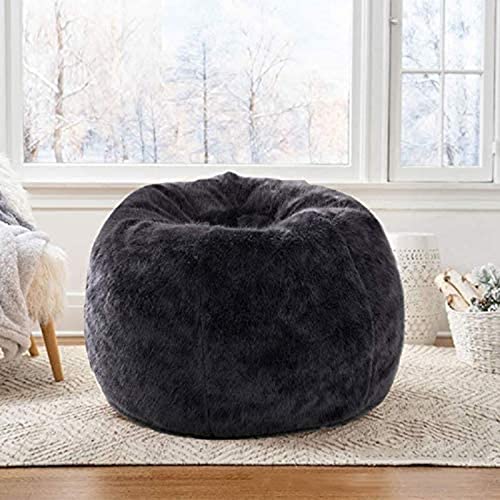 FBKPHSS Sitzsack Covers Ohne Füllung, Bequem Sitzsack Bezug aus Fusselmaterial Sitzsackbezug Aufbewahrung von… – Bild 4