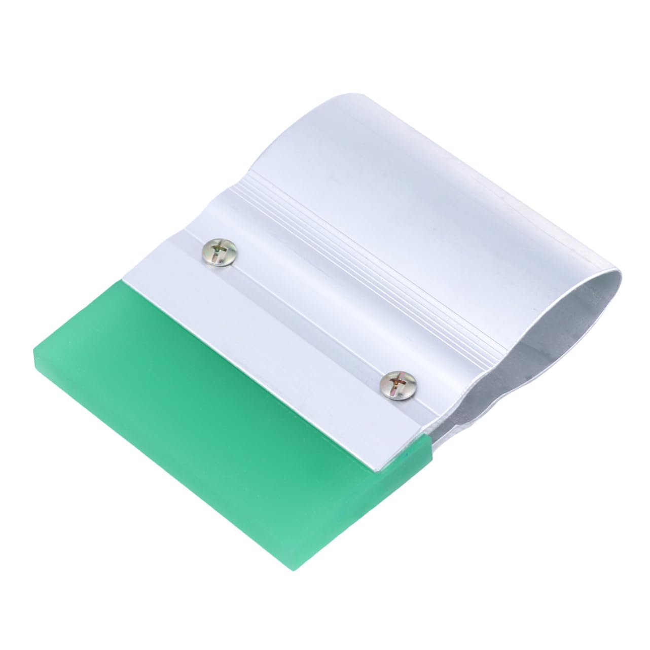 Gogogmee Rubber Printing Squeegee Tool Wear-Resistant for Silk Aluminum Handle 10cm Length Random Color