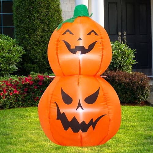 3.5feet Halloween Inflatable Blow up Pumpkin Indoor Decorations - image 1