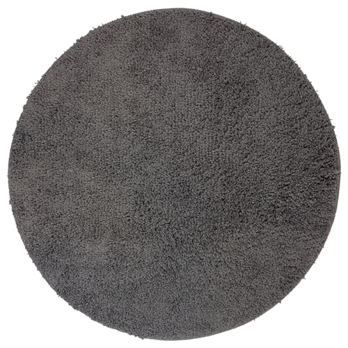 NYVI Badematte NYVISpa Lasalle Ø 60 cm Grau Rund - Badezimmerteppich -...