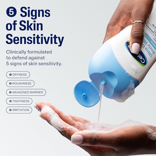 Cetaphil Ultra Gentle Refreshing Body Wash, Hypoallergenic, 16.9oz, 3ct - image 7