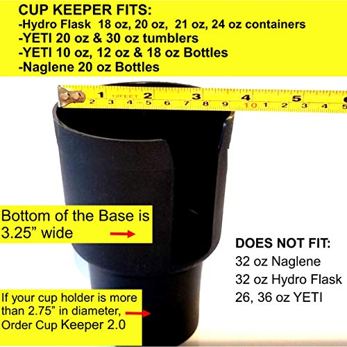 Adaptador Gadjit Cup Keeper para portavasos de 2.5-3 pulgadas miniatura 5