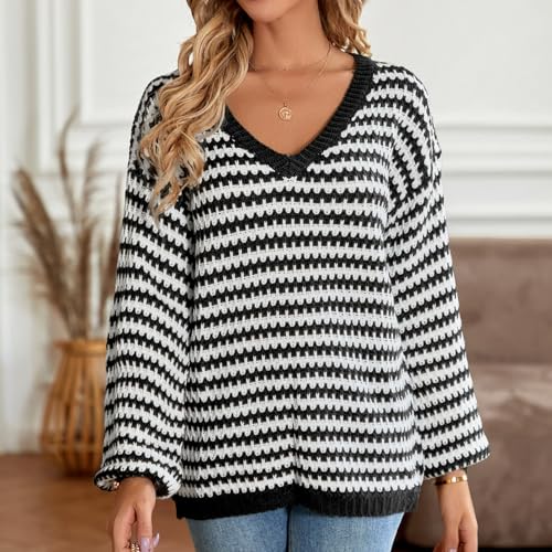 Trisar Sweater Knitwear, Girls Comfortable Sweater Acrylic Fiber for Office (XL)2