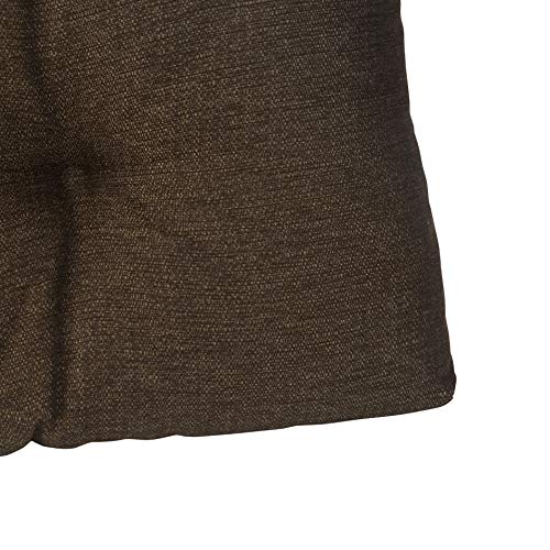 Klear Vu The Gripper Non-Slip Tufted Omega Universal Bench Cushion, Chestnut, 36