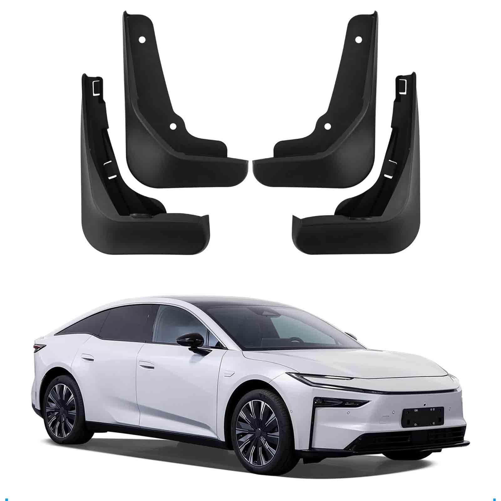 Bavettes garde-boue Toyota BZ7 2026 stop aux éclats de gravillons et bas de caisse rayés