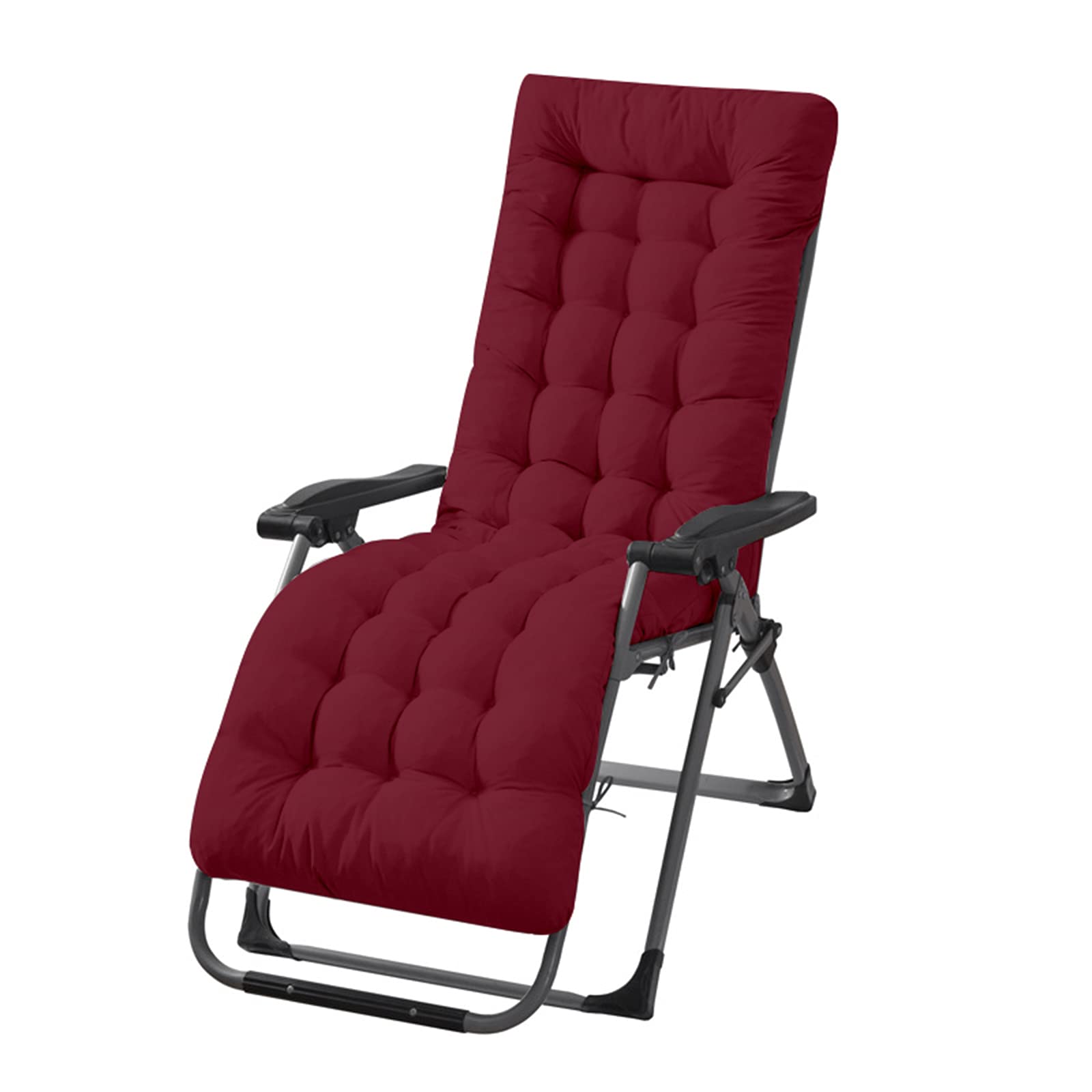 Coussin sun lounger 120x48cm épais pour fauteuil relax et banc de jardin