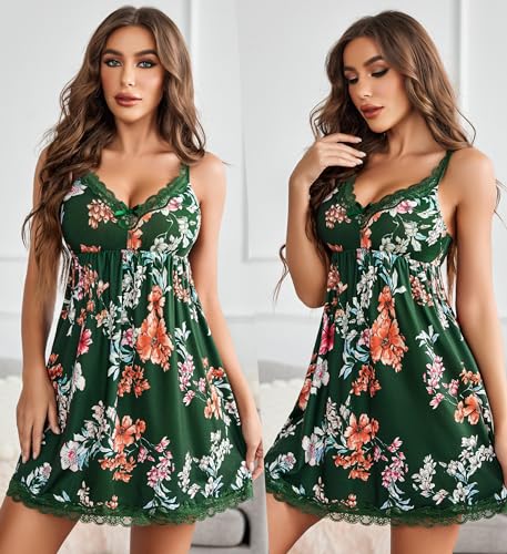 Image of Avidlove Women Sexy Sleepwear Lace Chemise Nightgown Full Slip Babydoll Sleepwear