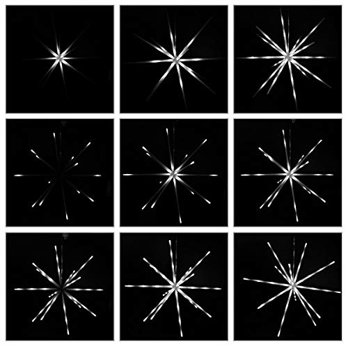 Kikilive Hanging Firework Lights, Led Meteor Starburst Lights, Christmas Decorative Hanging Lights With Remote, Battery Powered Waterproof Firework Fairy String Lights For Party Home Decoration #TOP5
