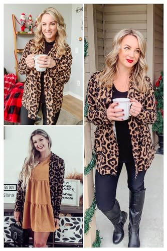 Image of ULTRANICE Cardigan Sweaters Womens Fashion 2025 Spring Lightweight Long Sleeve Casual Tops Clothes Outfits with Pockets