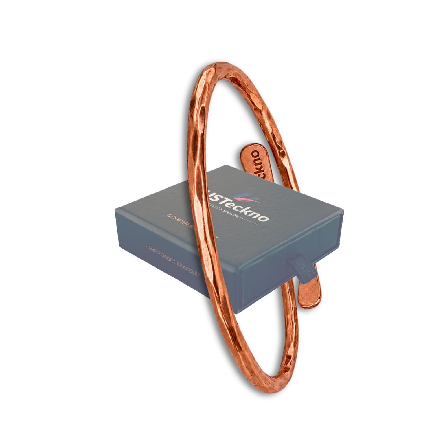 Hand Forged 100% Pure Copper Bracelet. Made with Solid High Gauge Copper and Health benefits. Enhance your well-being in style… - Image 9