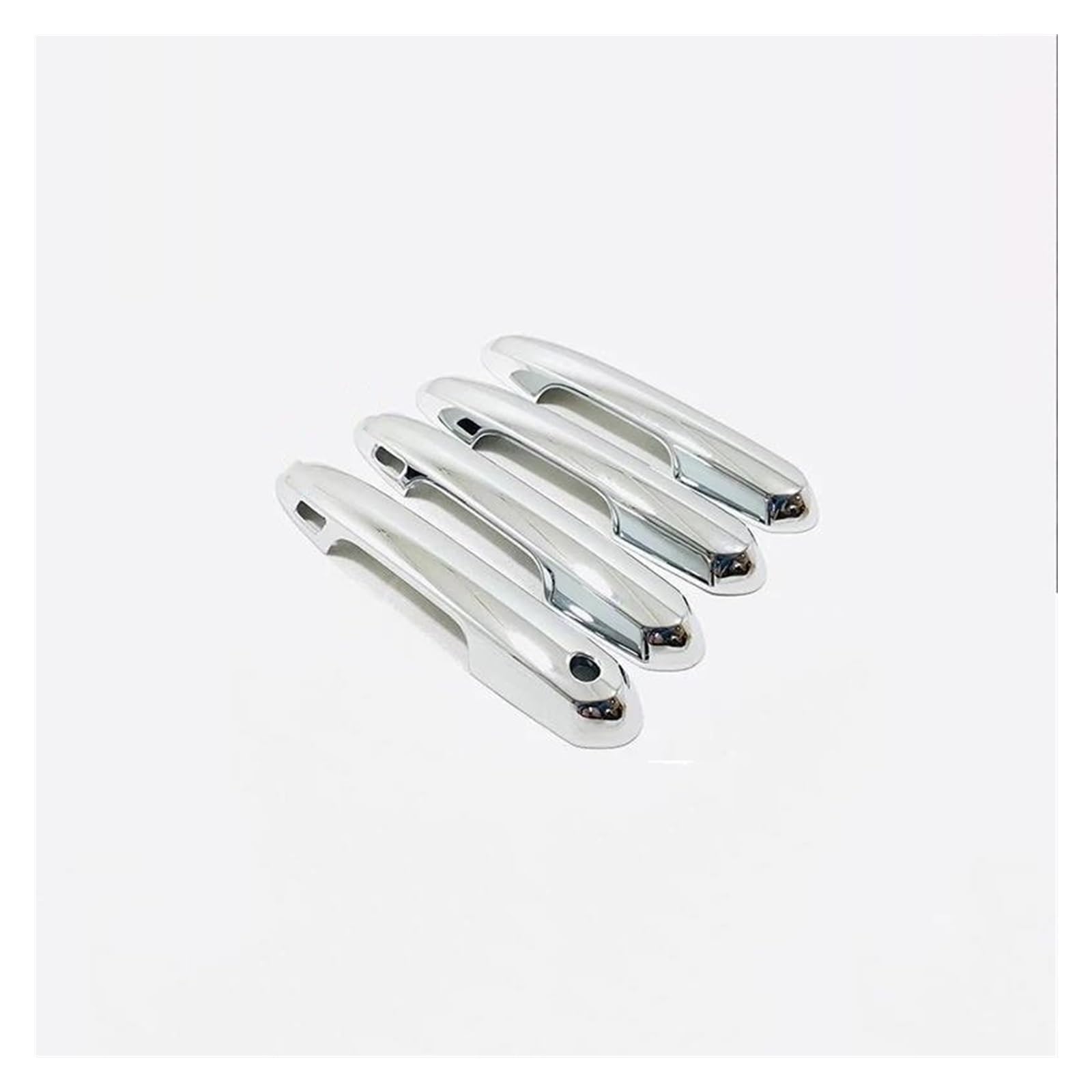 Kjhopy Chrome Abs Carbon Fiber Car External Side Door Handle Bowl Catch Cover Protection Trim For Toyota Rav4 Xa50 2019-2022 Exterior Door Handle(Chrome)