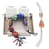 【Paquete】7 Chakra Curación de piedras de cristal+Cristales de curación.