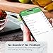 Greater Goods Nutrition Scale (Non‑Connected) – Food Grade Glass, 2,000 Food Codes Preloaded, Compact (9.33