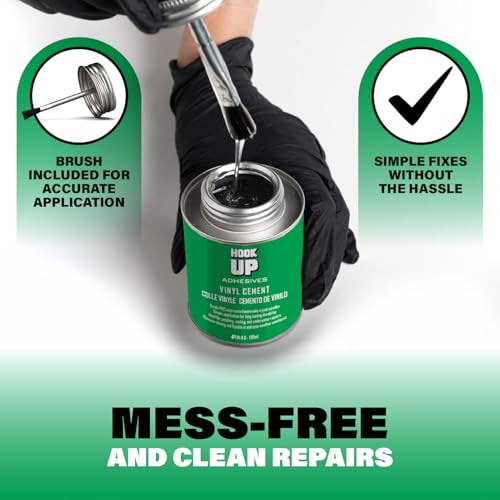 2 Packs de Pegamento de Cemento Vinílico Impermeable de 8 oz miniatura 2