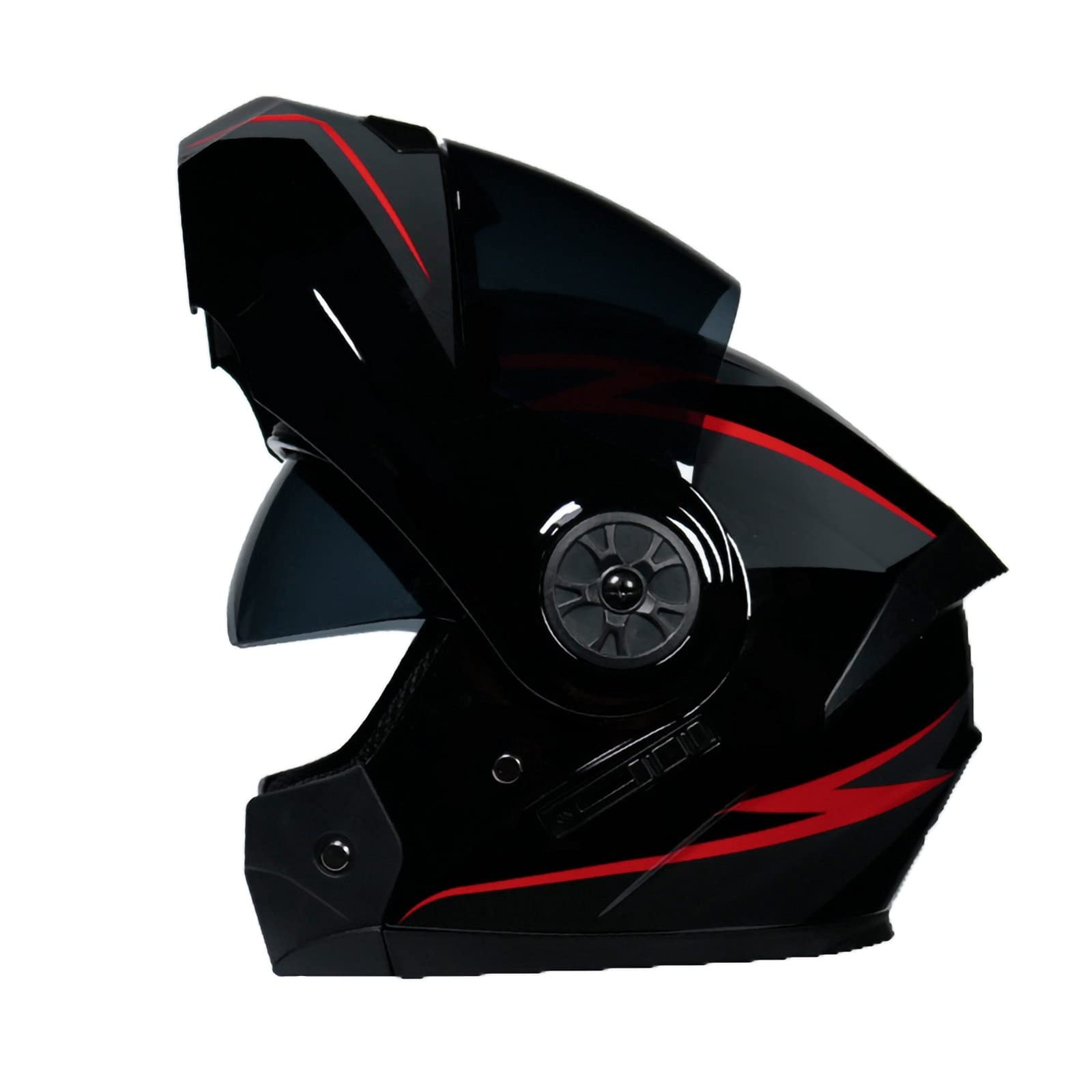 Casco Integral De Motocicleta Cascos Abatibles Cascos Todo Terreno Cascos De Motocross Con Visera ECE De Doble Visera Para Mujeres Hombres Adultos G,XL