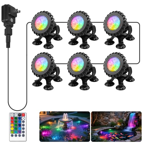T-SUN 16-color Pond Lights