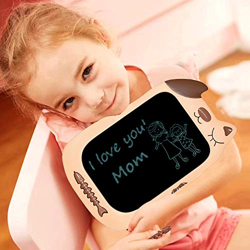 Drawing Tablet for Boys and Girls Aged 6 7, E-Writer Toys for Boys LCD Electrical Drawing Pad Educational Toy for Boys 3 4 5 Year,8.5 inch Brown - Thumbnail 2