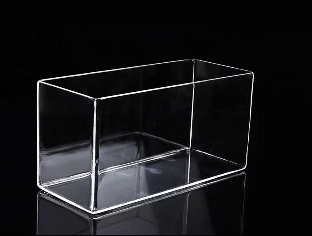 Beständiges quadratisches Quarzglas – Tiegel und Becher aus 99,99% reinem Quarz for Röhrenöfen – langlebig, säurebeständig, 1 Stück(180 * 180 * 180mm)