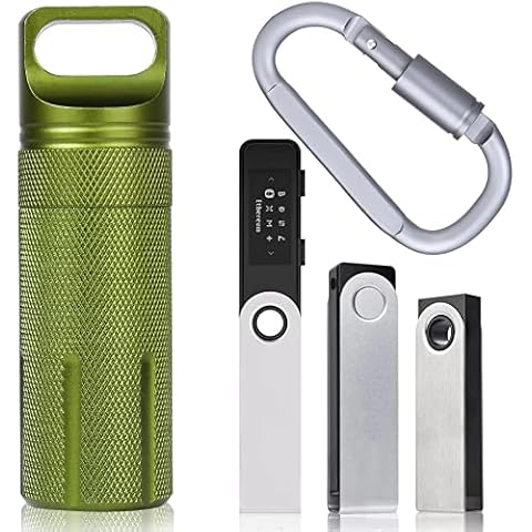 Caja de Aluminio Aenllosi para Ledger Nano S/S Plus Cover