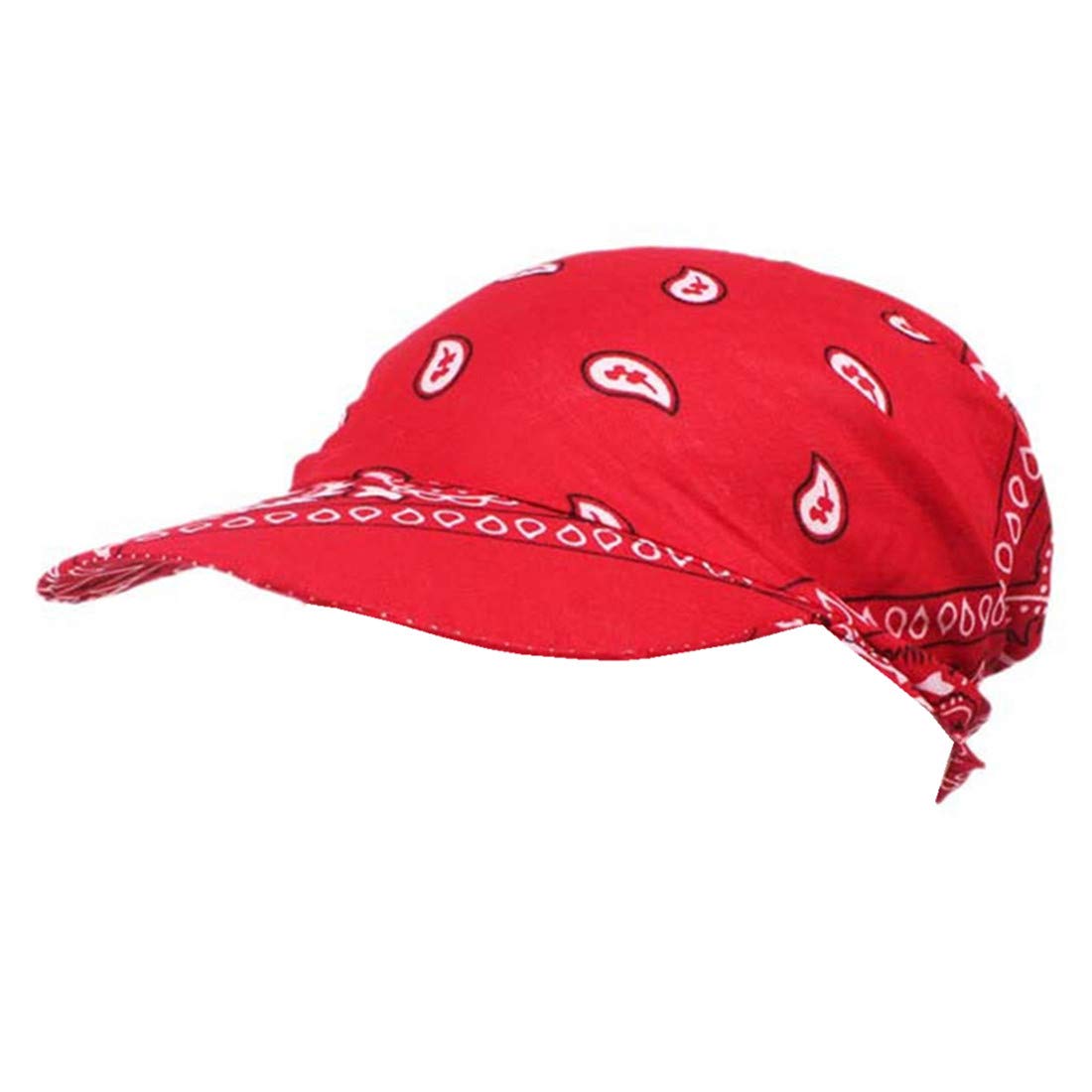 Amazon.com: Qhome Unisex Paisley Visor Pre Fitted Bandana Hat